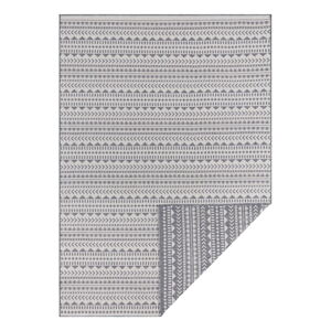 Šedo-bílý venkovní koberec Ragami Kahira, 120 x 170 cm