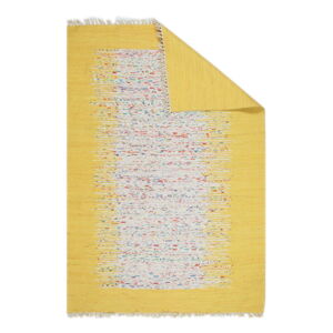 Žlutý běhoun Eco Rugs Yolk, 80 x 300 cm