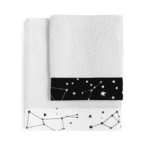 Sada 2 bavlněných ručníků Blanc Constellation