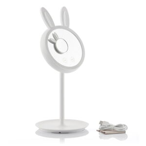 Set stolního a přibližovacího zrcátka s LED osvětlením InnovaGoods Bunny