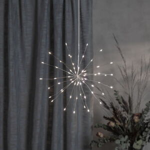 Závěsná svítící LED dekorace Star Trading Hanging Firework Light Rainbow, ø 26 cm