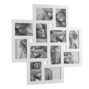 Bílý nástěnný fotorámeček Tomasucci Collage, 10 x 15 cm