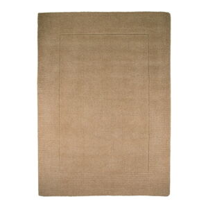 Hnědý vlněný koberec Flair Rugs Siena, 80 x 150 cm