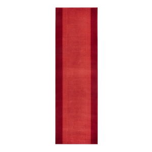 Červený běhoun Hanse Home Basic, 80 x 450 cm