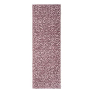 Fialovo-béžový venkovní koberec NORTHRUGS Hatta, 70 x 200 cm