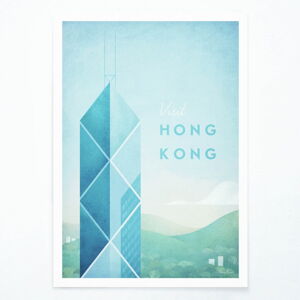 Plakát Travelposter Hong Kong, A3