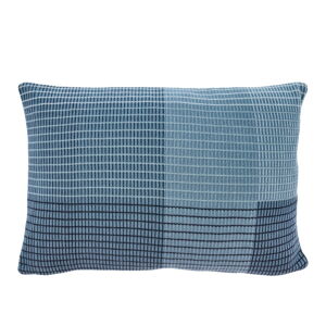 Modrý bavlněný polštář Södahl Interlace, 40 x 60 cm