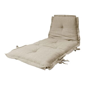 Variabilní futon Karup Design Sit & Sleep Linen Beige, 80 x 200 cm