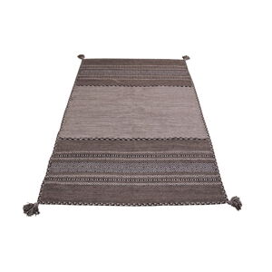 Šedo-béžový bavlněný koberec Webtappeti Antique Kilim, 160 x 230 cm