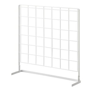Bílý kuchyňský mřížkový panel YAMAZAKI Tower Grid, 52 x 52 cm