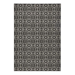 Černý koberec Hanse Home Gloria Pattern, 120 x 170 cm
