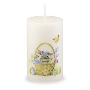 Bílá velikonoční svíčka Unipar Sweet Easter, doba hoření 40 h