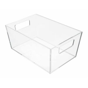 Úložný průhledný box iDesign Clarity, 22,8 x 15,2 cm