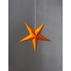 Oranžová vánoční dekorace Star Trading Diva, ø 60 cm