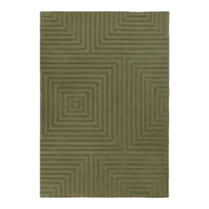 Zelený vlněný koberec Flair Rugs Estela, 120 x 170 cm