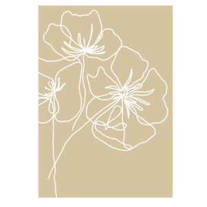 Plakát na kvalitním papíře Veronika Boulová Kvetoucí, 29 x 41 cm