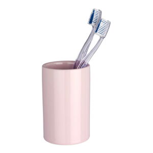 Růžový kelímek na zubní kartáčky Wenko Polaris Pink
