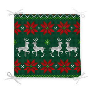Vánoční podsedák s příměsí bavlny Minimalist Cushion Covers Holly, 42 x 42 cm