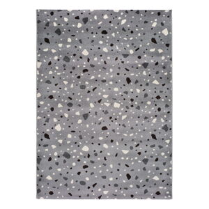 Šedý koberec Universal Adra Punto, 57 x 110 cm