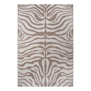 Hnědo-béžový venkovní koberec Ragami Safari, 200 x 290 cm