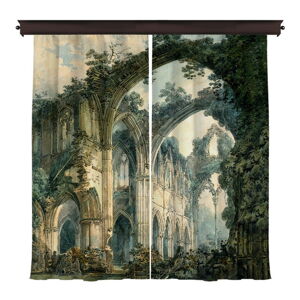 Sada 2 závěsů Curtain Runna, 140 x 260 cm