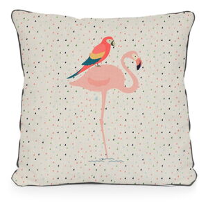 Oboustranný polštář Little Nice Things Flamingo