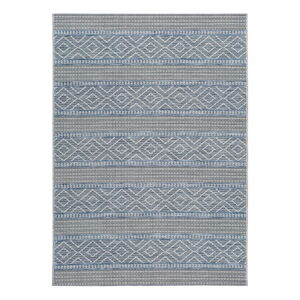 Modrý venkovní koberec Universal Cork Lines, 130 x 190 cm