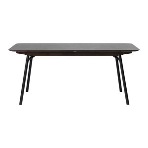 Černý rozkládací jídelní stůl Unique Furniture Latina, 180 x 90 cm