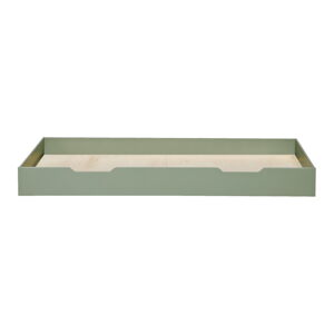 Zelená spodní zásuvka pro postel WOOOD Nikki, 200 x 90 cm
