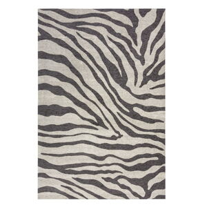 Černo-šedý koberec Flair Rugs Zebra, 120 x 170 cm