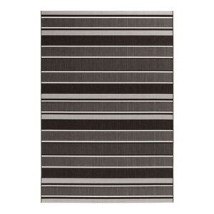 Černý venkovní koberec NORTHRUGS Strap, 200 x 290 cm