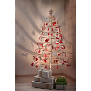 Dřevěný dekorativní vánoční stromek Spira Large, výška 138 cm