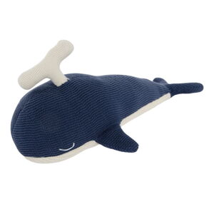 Modro-bílá mazlící hračka Kindsgut Whale