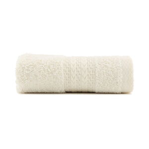Krémový bavlněný ručník Amy, 30 x 50 cm