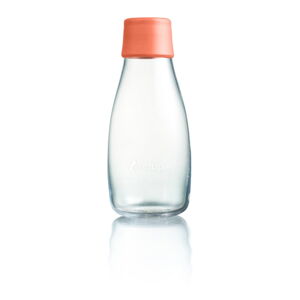 Meruňkově oranžová skleněná lahev ReTap s doživotní zárukou, 300 ml