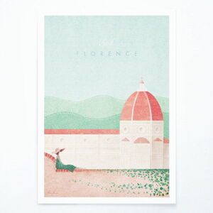 Plakát Travelposter Florence, A2