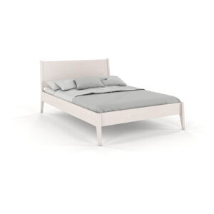 Bílá dvoulůžková postel z bukového dřeva Skandica Visby Radom, 160 x 200 cm