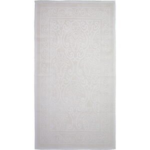 Krémový bavlněný koberec Vitaus Osmanli, 80 x 200 cm