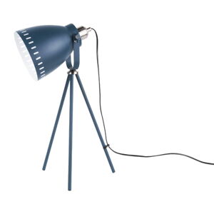 Tmavě modrá stolní lampa Laitmotiv Mingle