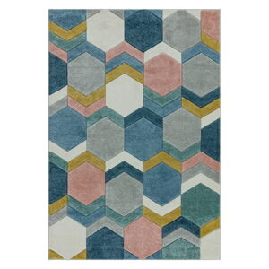 Koberec Asiatic Carpets Hexagon Multi, 160 x 230 cm