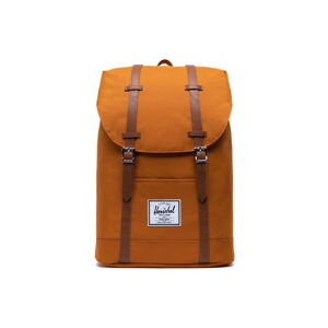 Oranžový batoh s hnědými popruhy Herschel Retreat, 19,5 l