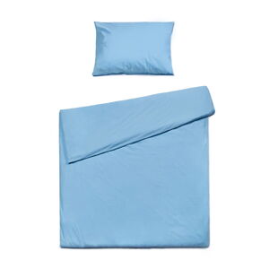 Blankytně modré bavlněné povlečení na jednolůžko Bonami Selection, 140 x 220 cm