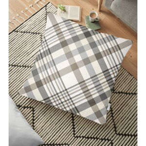 Povlak na polštář s příměsí bavlny Minimalist Cushion Covers Checkered, 70 x 70 cm