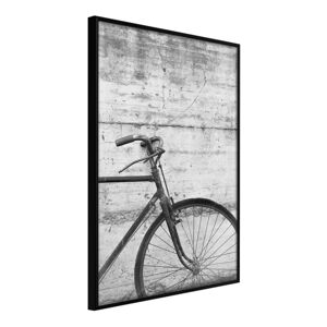 Plakát v rámu Artgeist Bicycle Leaning Against the Wall, 40 x 60 cm