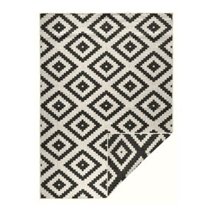 Černo-krémová venkovní koberec Bougari Malta, 200 x 290 cm