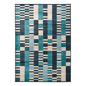 Modrý koberec Universal Farashe Stripes, 140 x 200 cm
