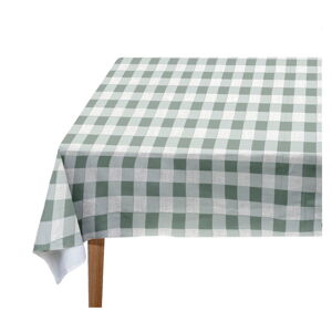 Ubrus Linen Couture Green Vichy, 140 x 140 cm