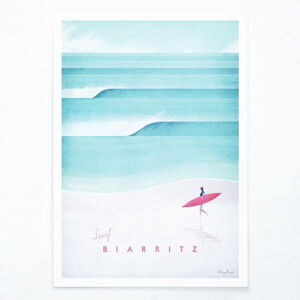 Plakát Travelposter Biarritz, A3