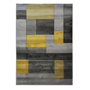 Šedo-žlutý koberec Flair Rugs Cosmos, 200 x 290 cm