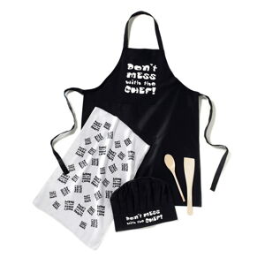 5dílný set pro kuchaře Cooksmart ® Don't Mess With The Chef